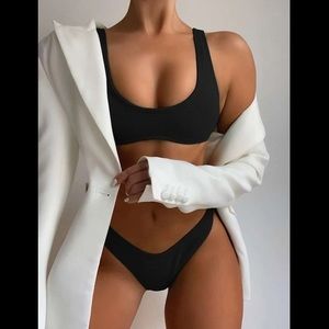 NWT black bikini set